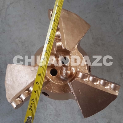 Горячая продажа 3 буровые бури для сверления нефтяных скважин 152mmPDC Drag Bit/ 3 Wings Drag Drill поставщик