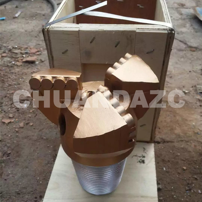 Горячая продажа 3 буровые бури для сверления нефтяных скважин 152mmPDC Drag Bit/ 3 Wings Drag Drill поставщик