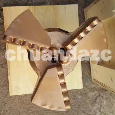 Горячая продажа 171mm 3 Wings Drag Drill Bit/PDC Drag Drill Bits для скважин воды, горнодобывающей промышленности, геотерма поставщик