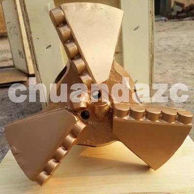 Горячая продажа 171l 3 Wings Drag Drill Bit/PDC Drag Drill Bits для скважин, горных работ, геотермальной энергии поставщик